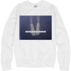 Bobby Socks at Midnight Lucy LaRue Photo Sweatshirt