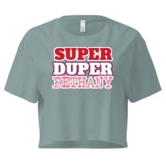 Ladies Festival Cali Crop Top Tee