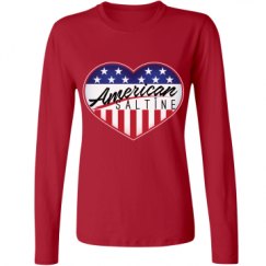 Ladies Relaxed Fit Basic Long Sleeve Tee