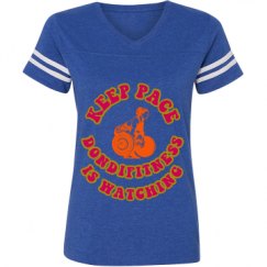 Ladies Relaxed Fit Vintage Sports Tee