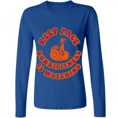 Ladies Relaxed Fit Basic Long Sleeve Tee