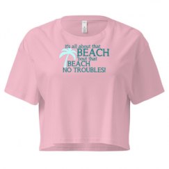 Ladies Festival Cali Crop Top Tee