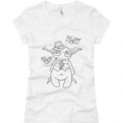 Ladies Slim Fit Basic Promo Jersey Tee