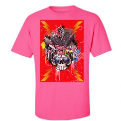 Unisex Ultra Cotton Safety Neon Crewneck Tee