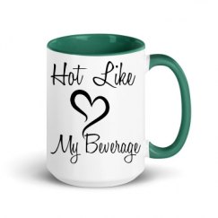 15oz Ceramic Mug with Color Inside