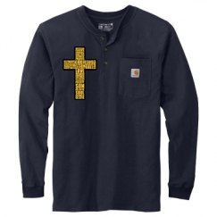 Unisex Carhartt Long Sleeve Henley Tee 