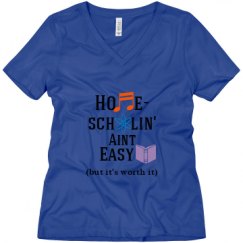 Ladies Relaxed Fit V-Neck Tee