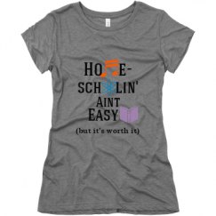 Ladies Slim Fit Super Soft Triblend Tee