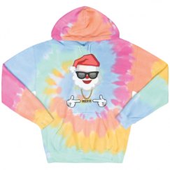 Unisex Tie-Dye Fleece Hoodie