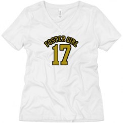 Ladies Relaxed Fit V-Neck Tee