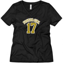 Ladies Relaxed Fit V-Neck Tee