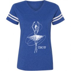 Ladies Relaxed Fit Vintage Sports Tee