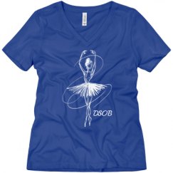 Ladies Relaxed Fit V-Neck Tee