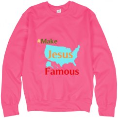 Unisex Neon Crewneck Sweatshirt