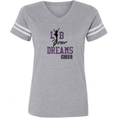 Ladies Relaxed Fit Vintage Sports Tee