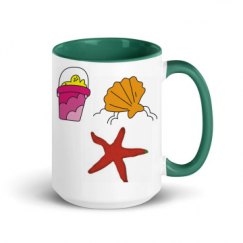 15oz Ceramic Mug with Color Inside