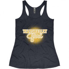 Ladies Slim Fit Super Soft Racerback Triblend Tank