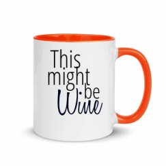 11oz Ceramic Mug with Color Inside