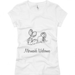 Ladies Slim Fit Basic Promo Jersey Tee