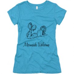 Ladies Slim Fit Super Soft Triblend Tee