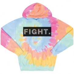 Unisex Tie-Dye Fleece Hoodie