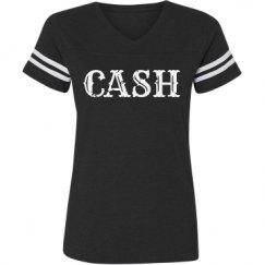 Ladies Relaxed Fit Vintage Sports Tee