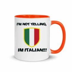 11oz Ceramic Mug with Color Inside