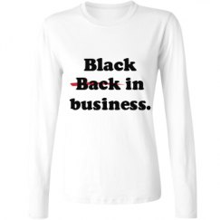 Ladies Relaxed Fit Basic Long Sleeve Tee