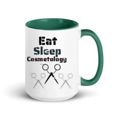 15oz Ceramic Mug with Color Inside