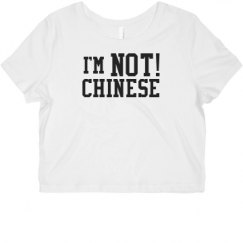 Ladies Slim Fit Crop Top Tee