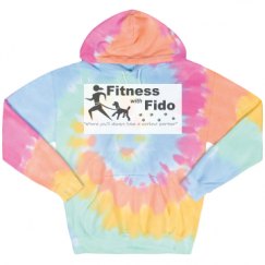 Unisex Tie-Dye Fleece Hoodie