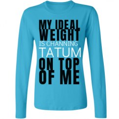 Ladies Relaxed Fit Basic Long Sleeve Tee