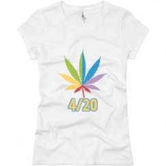 Ladies Slim Fit Basic Promo Jersey Tee