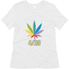 Ladies Relaxed Fit Super Soft Triblend Tee