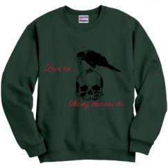 Unisex Film and Foil Crewneck Sweatshirt