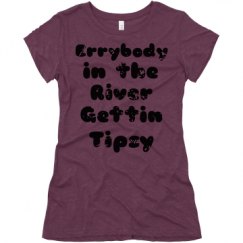 Ladies Slim Fit Super Soft Triblend Tee