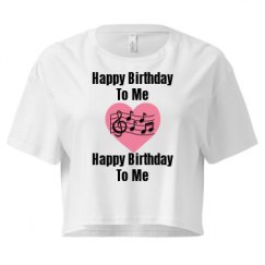 Ladies Festival Cali Crop Top Tee