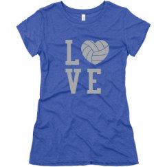 Ladies Slim Fit Super Soft Triblend Tee