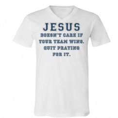 Unisex V-Neck Jersey Tee