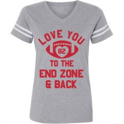 Ladies Relaxed Fit Vintage Sports Tee