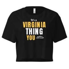 Ladies Festival Cali Crop Top Tee