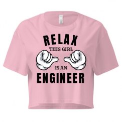 Ladies Festival Cali Crop Top Tee