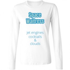 Ladies Relaxed Fit Basic Long Sleeve Tee