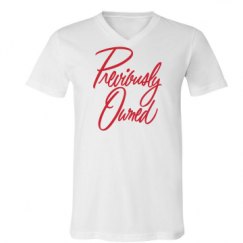 Unisex V-Neck Jersey Tee