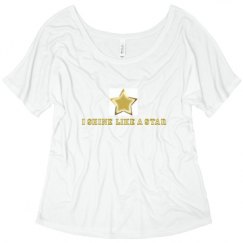 Ladies Flowy Slouchy Tee