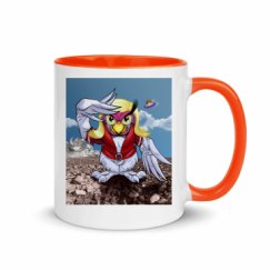 11oz Ceramic Mug with Color Inside