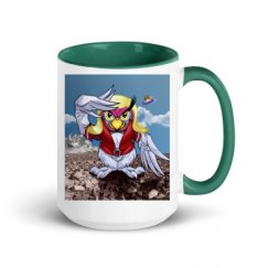 15oz Ceramic Mug with Color Inside