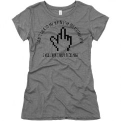 Ladies Slim Fit Super Soft Triblend Tee