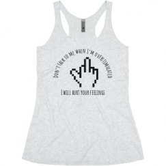 Ladies Slim Fit Super Soft Racerback Triblend Tank