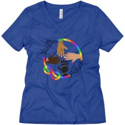 Ladies Relaxed Fit V-Neck Tee